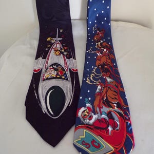Neckties Men&#39;s Christmas Ties Silk  Unisex Fashion, 100% Silk & Fully Lined, Museum Artifacts