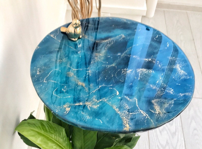 The 5 Best Blue Epoxy Resin Table Top Reviews of All Time 1 Blue Epoxy Resin Table Tops
