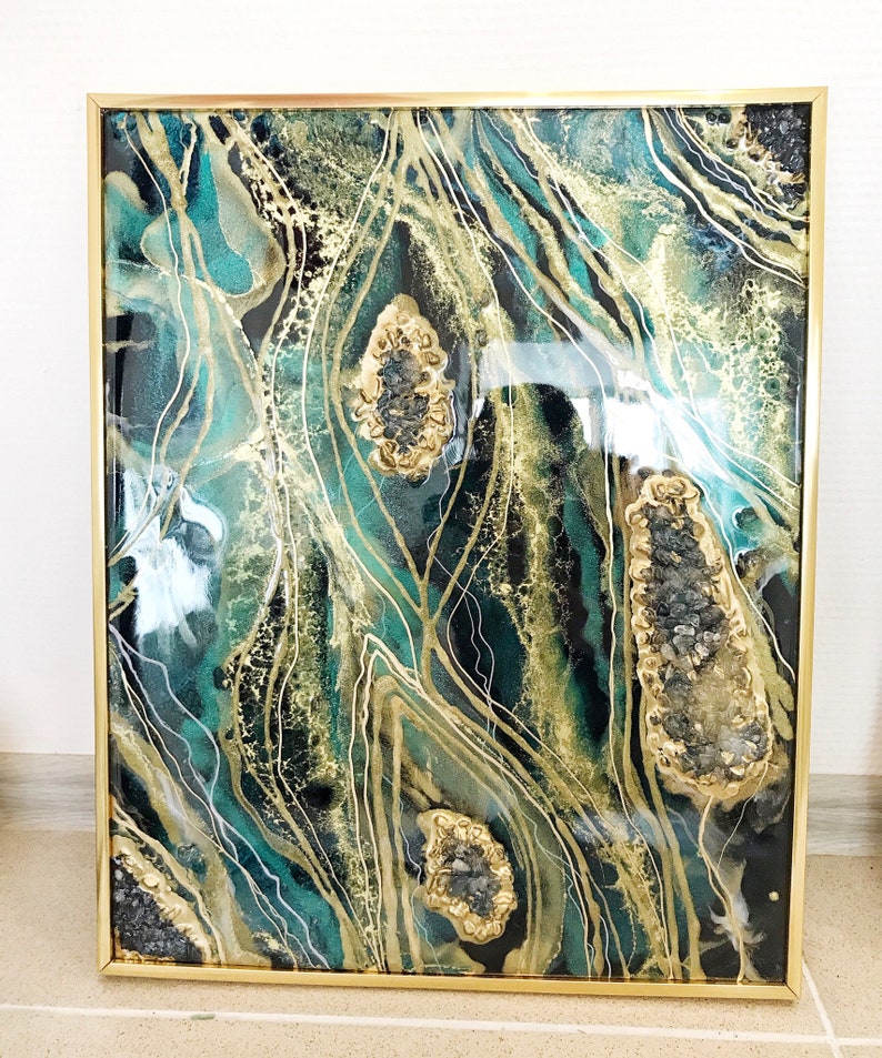 Natuurlijke Crystal Wall Art rhinestone kunst schilderij
