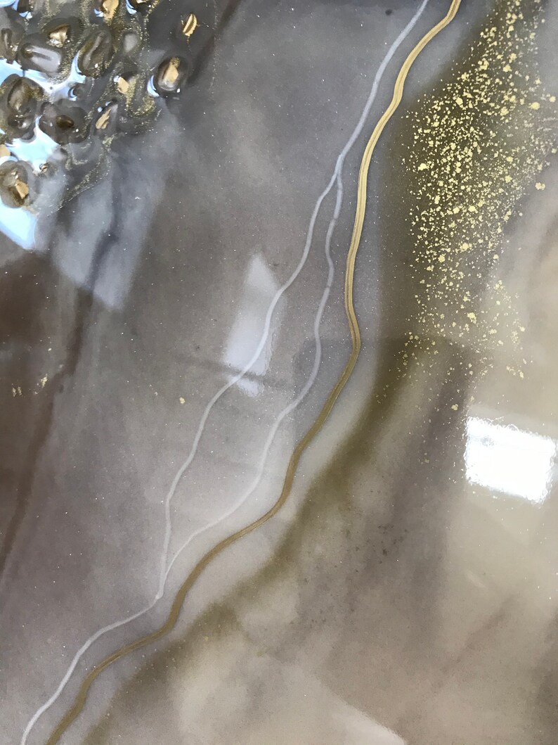 Marble resin wall art Resin art painting Epoxy original Etsy