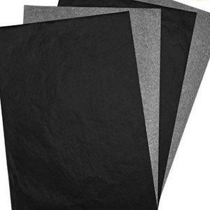 Black Carbon Paper Transfer Paper Black Tracing Paper for Transferring Your  Pattern to Fabric Embroidery Painting Tracing Supplies A4 