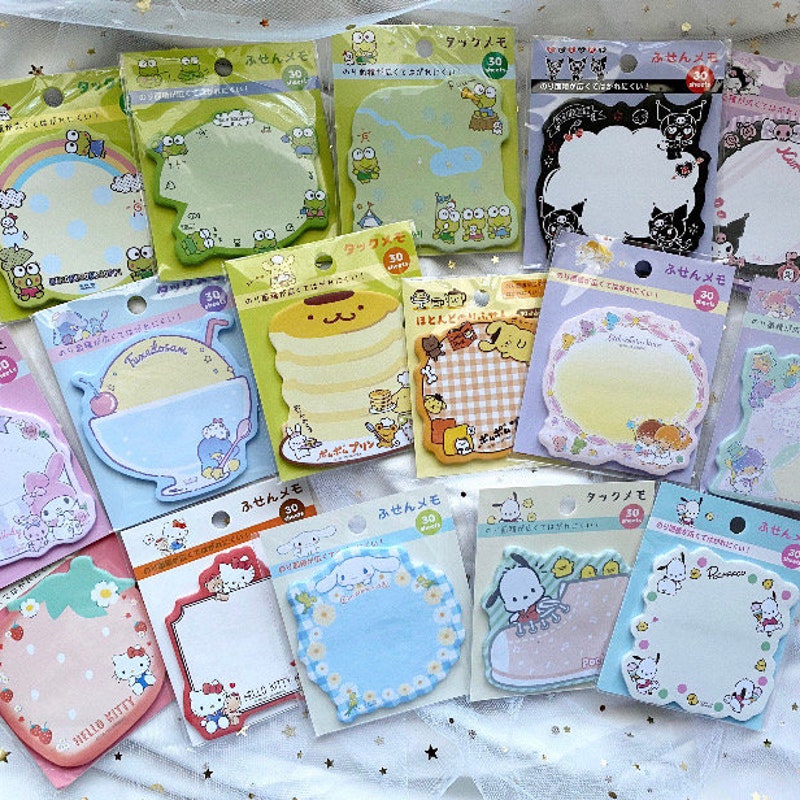 Hello Kittys Sticky Notes - Etsy