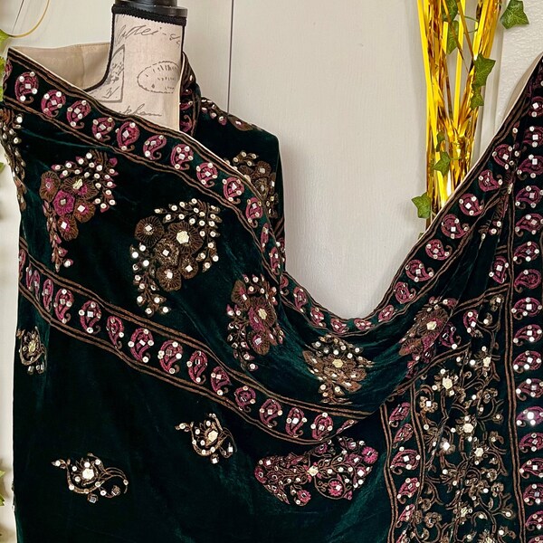 velvet ki shawl
