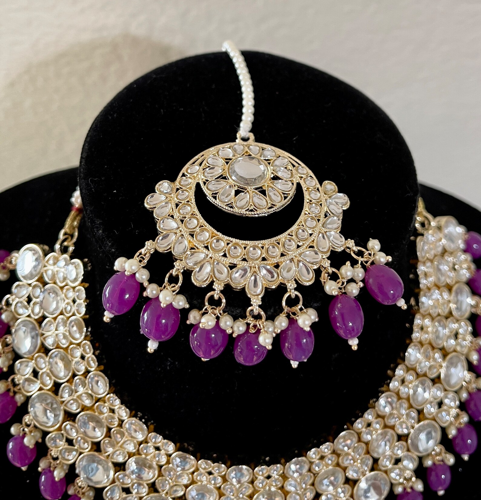 Kundan Jewelry Set, Kundan Necklace Set, Indian Kundan Jewelry Set Etsy