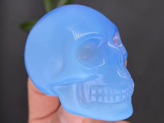 Crâne de Cristal Bleu