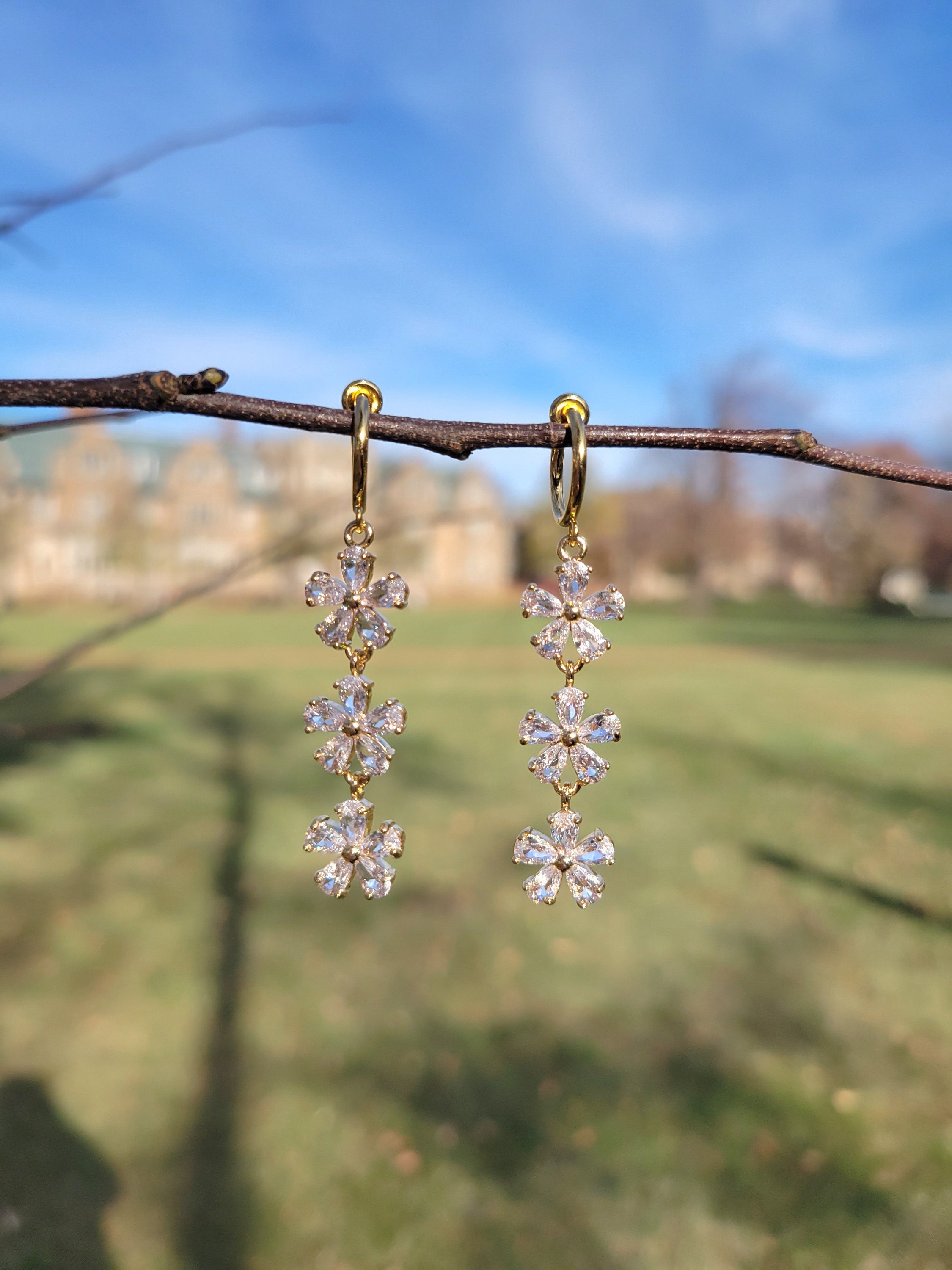 Magnetic Earrings Dangle Etsy
