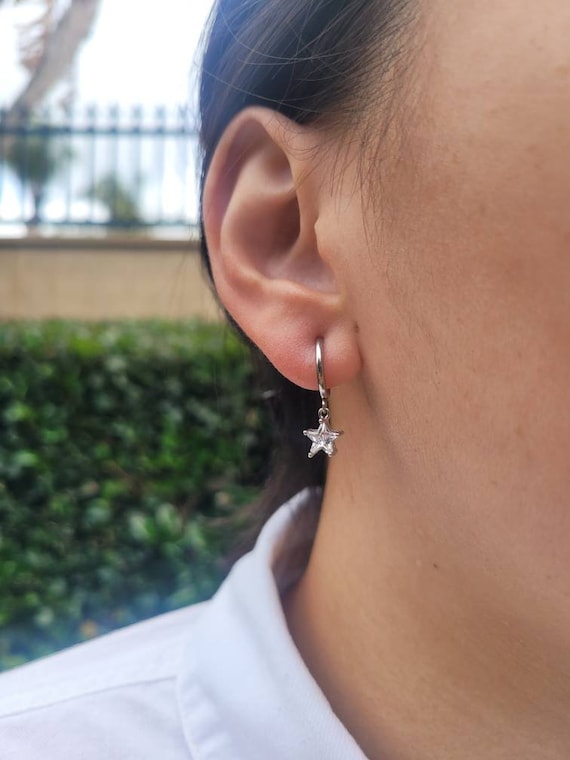 Star clip clearance on earrings