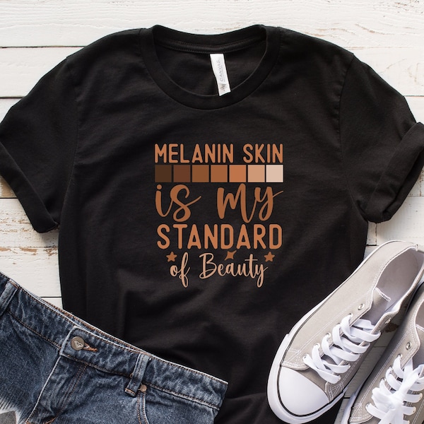 YourTops Women's Melanin Afro Woman Graphic T-Shirt