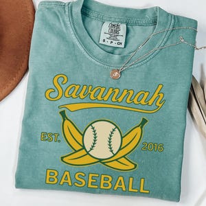 Retro Savannah Gameday Comfort Shirt,Vintage Baseball Shirt,Unisex Comfort Colors Gameday Shirt,Banana Fan Shirt, Summer Sports Shirt,