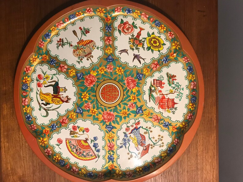 Daher Decorated Ware Tray Etsy