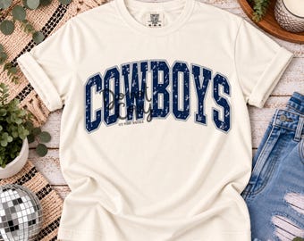 Cowboys PNG, Stadionvoetbal PNG, Retro ontwerp, Verweerde voetbal PNG, Ontwerp voor wedstrijdshirt, Voetbal sublimatie