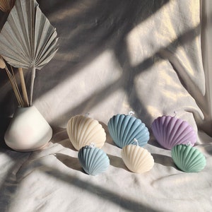 Small Seashell 100% Soy Essential Oil Candle