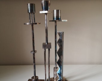 Ettore Sottsass for Swid Powell candlesticks