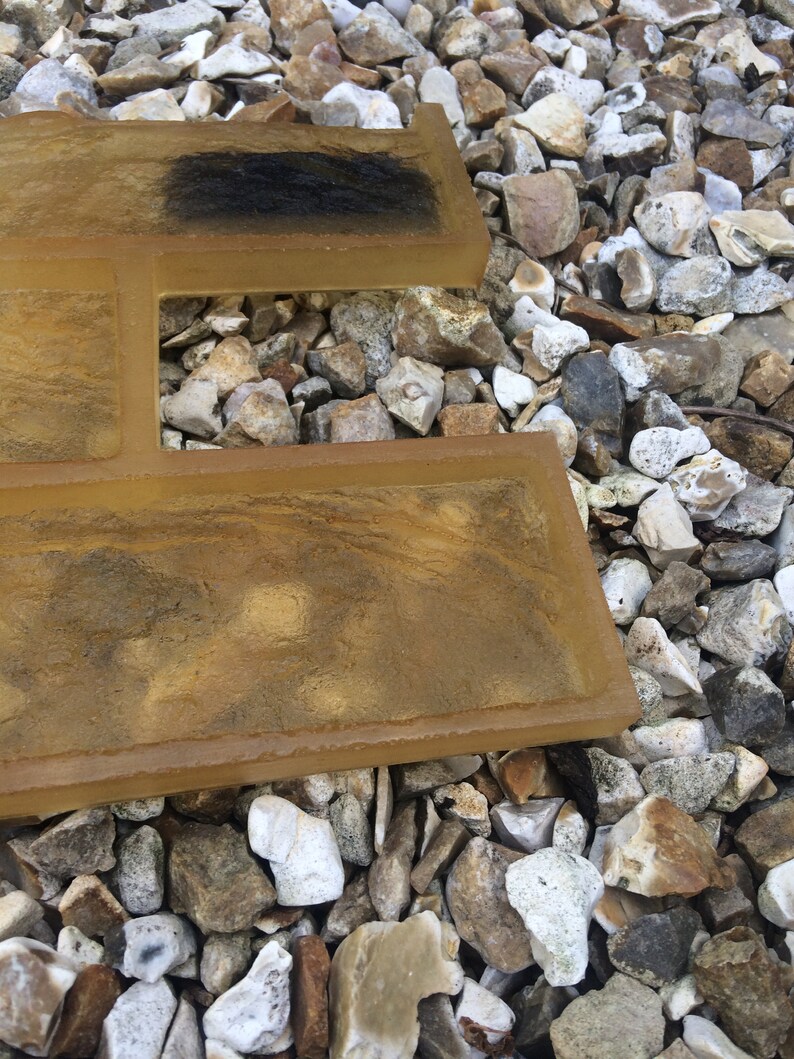 3D Brick Pattern Vertical Decorative Concrete Cement Imprint Etsy