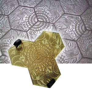 Polyurethane Stamp &quot;East&quot; Decorative Texturing Concrete Stamping Cement Imprint Texture