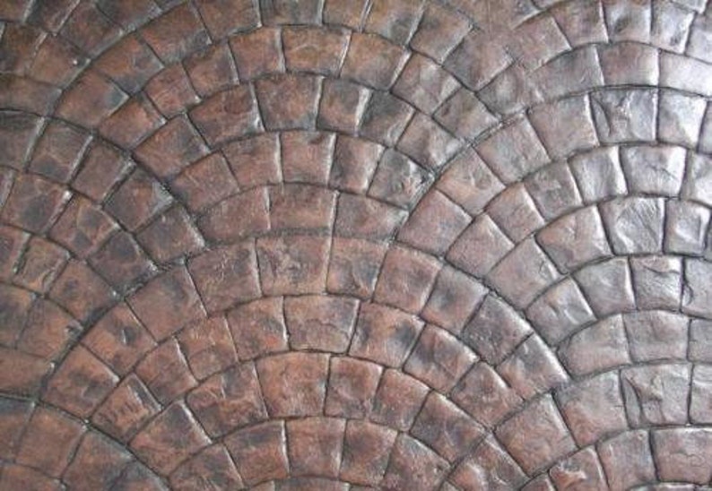 Polyurethane Rubber Stamp for Concrete and Cement Decorative English