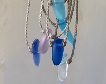 Sea Glass Wish Bracelet: Beach Soul Poem Card Gift