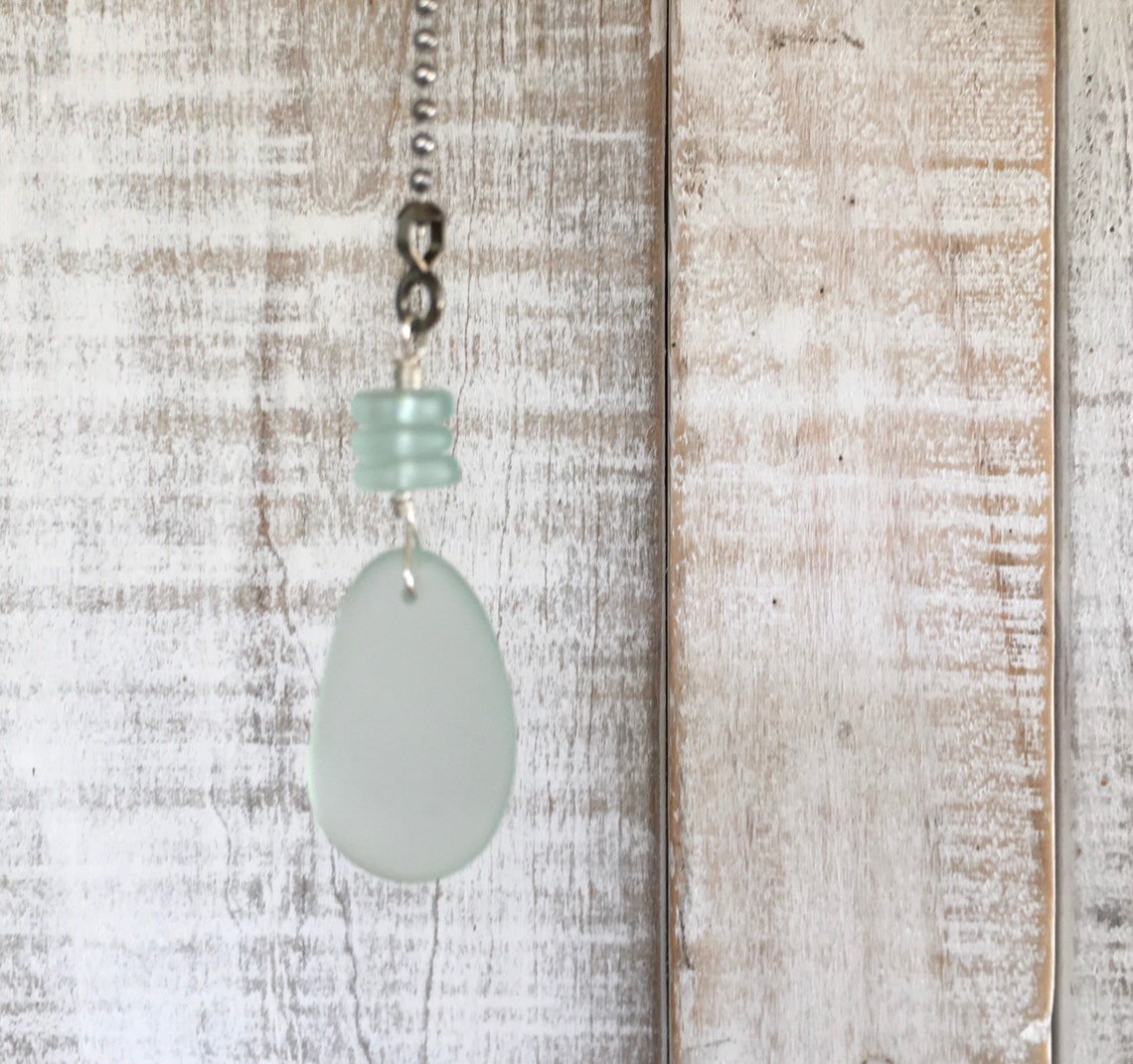 Ventilador de techo de cristal marino o tirador de luz en | Etsy