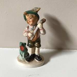 Figurine LEFTON American Boy en porcelaine, figurine japonaise de collection, article fantaisiste et vintage. Un joli petit cadeau pour toutes les occasions !