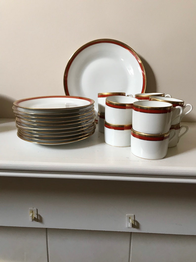 Vintage 21 piece Richard Ginori China. Original boxed Etsy