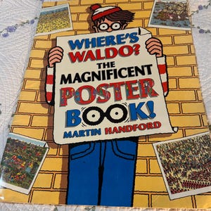 Rare Vintage Where’s Waldo? The Magnificent Poster Book by Martin Hanford. All pages intact. A collector’s dream.