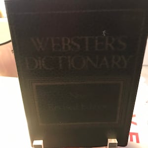 1978 Revised Webster Dictionary, 1976 Webster College Thesaurus, Great Combo, Economically priced for student, collector .