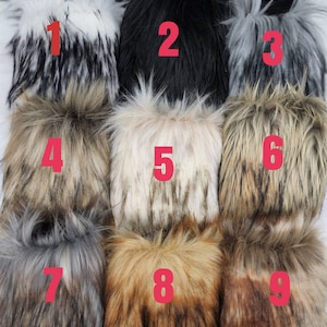 Children&#39;s Faux Fur Boot Cuffs/Leg Warmers or hair clips