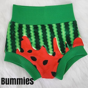Watermelon Bummies, Headwraps, Bows, and Piggies