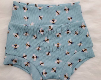 Bumble Bee Print Bummies: Baby & Toddler Shorts