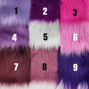 Children&#39;s Faux Fur Boot Cuffs/Leg Warmers also Hair Clips