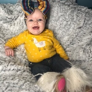Children&#39;s Faux Fur Boot Cuffs/Leg Warmers also Hair Clips