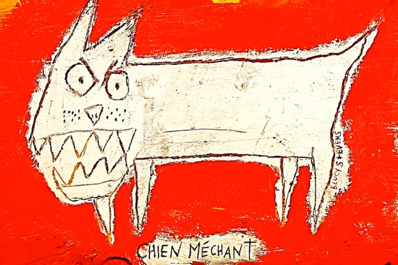 Chien Mechant Mean Dog In French Dogs Dog Lover French Etsy Chien Mechant Mean Dog In French Dogs Dog Lover French Etsy