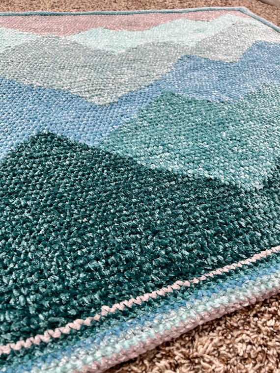 Rocky Mountains Baby Blanket CROCHET PATTERN - Etsy