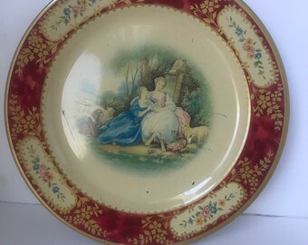 Vintage BARET WARE Tin PLATE-Anemones-Decorative Old Metal Art-1950/'s Metalware-England-Shabby Home Decor-Flowers-Orphaned Treasure-T011121I