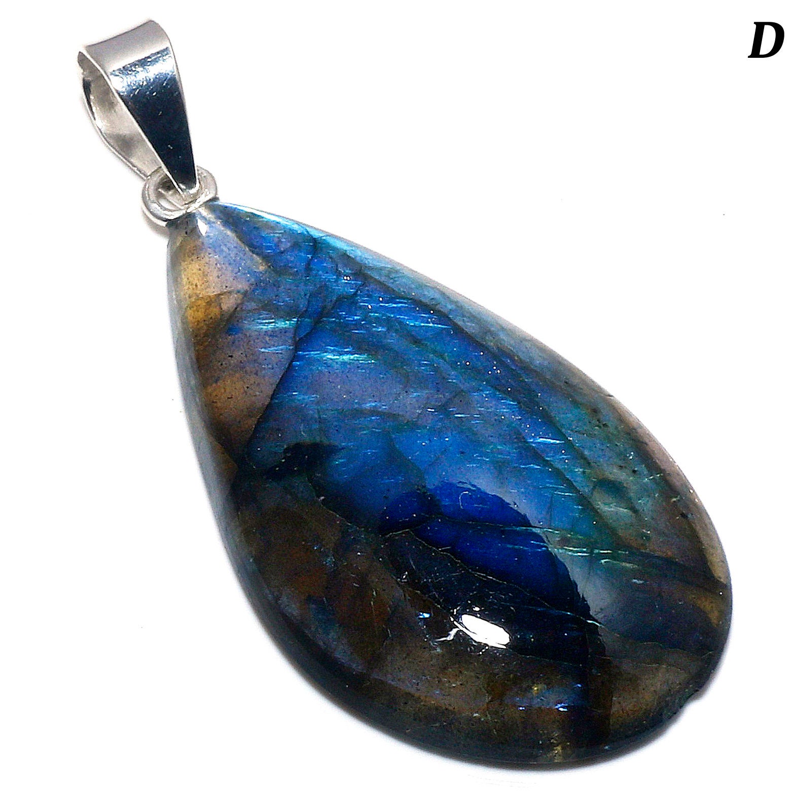 Labradorite Jewellery 925 Sterling Silver Pendant Etsy