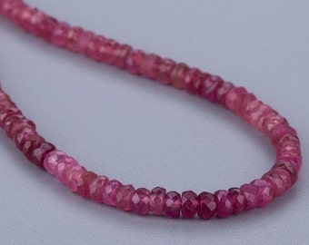 Beautiful Gemstone Bracelet | Pink Tourmaline Bracelet,Dainty Bracelets Women October Birthstone Tourmaline Crystal Sterling Silver Bracelet