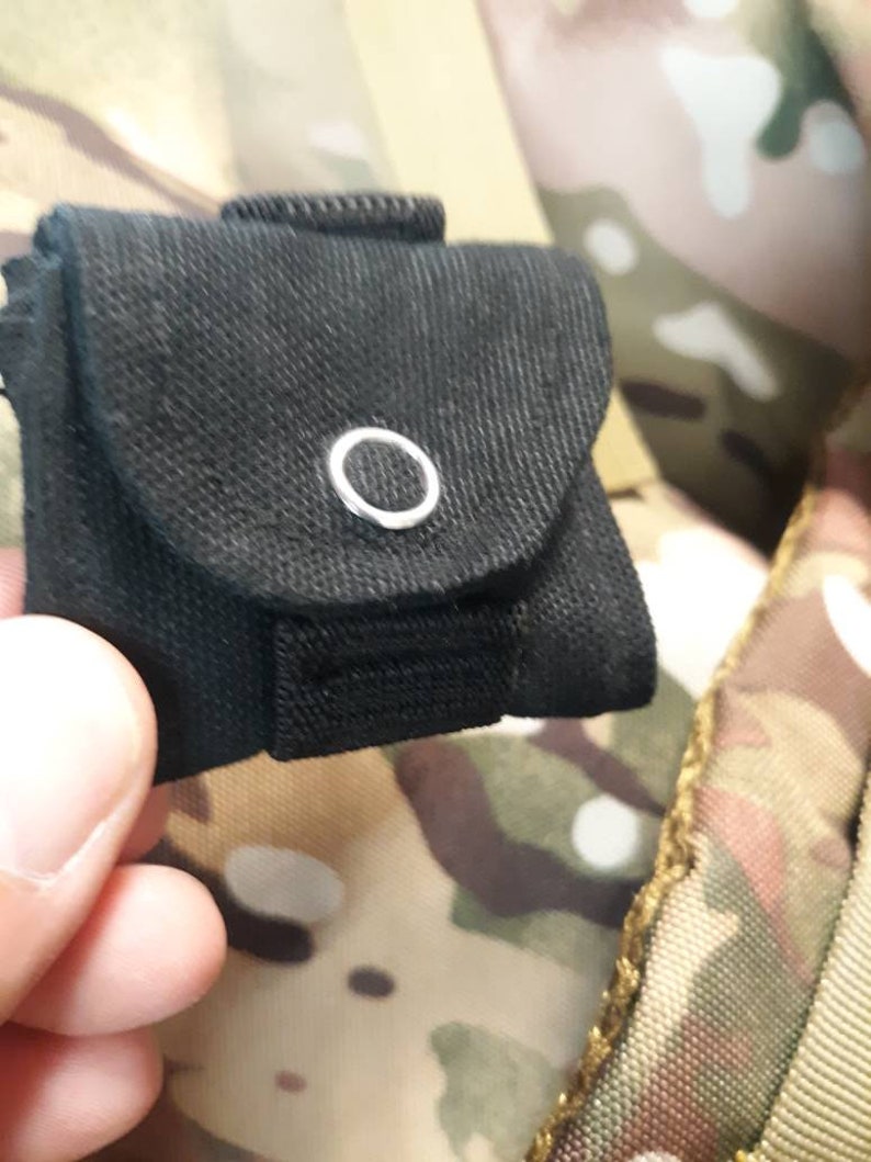 Paw Print AirTag Pocket for Dog Collar, Storage Pocket for Tags