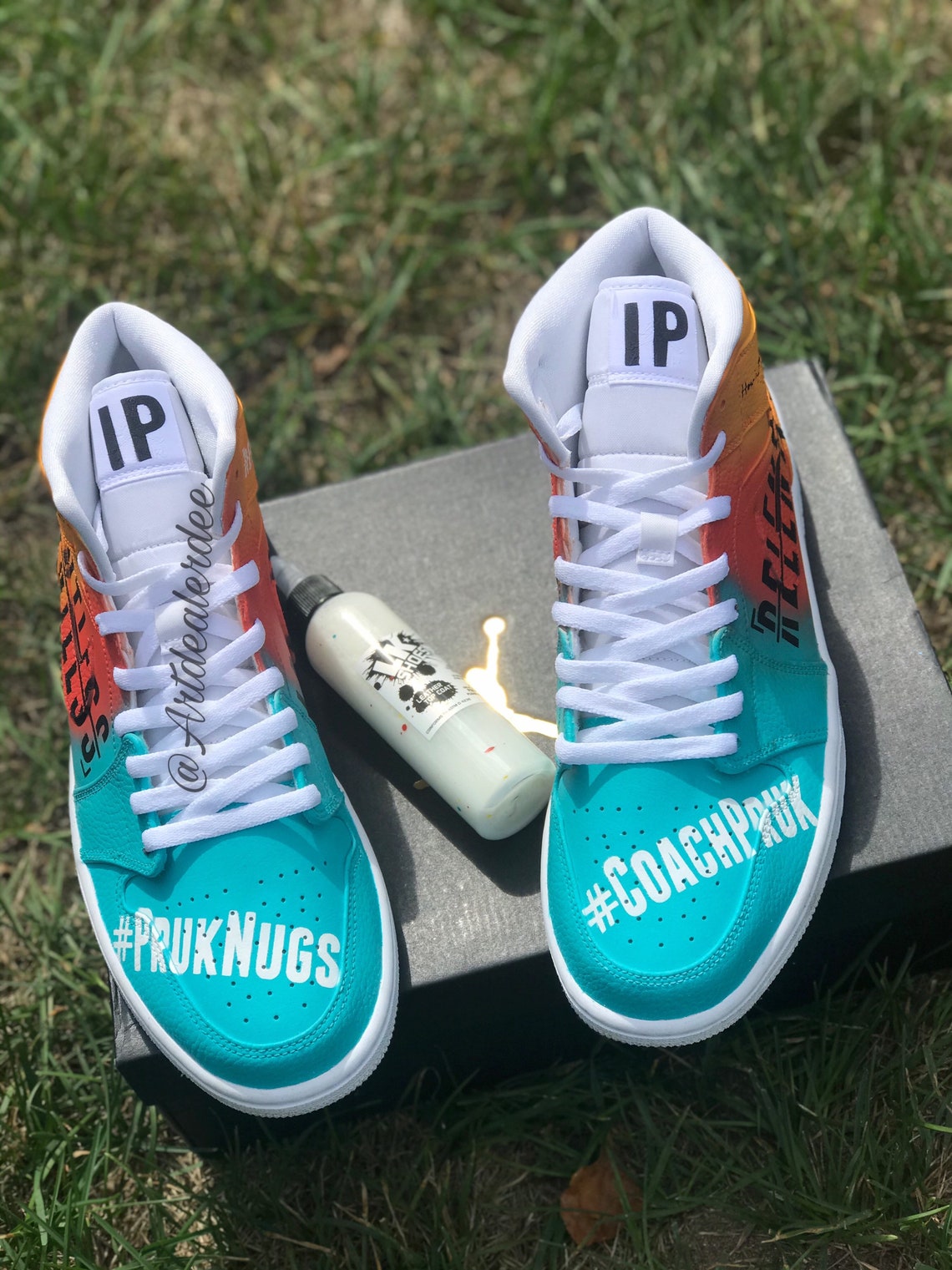 Hand Painted Air Jordan 1 Sneakers Custom Jordan 1 Custom Etsy