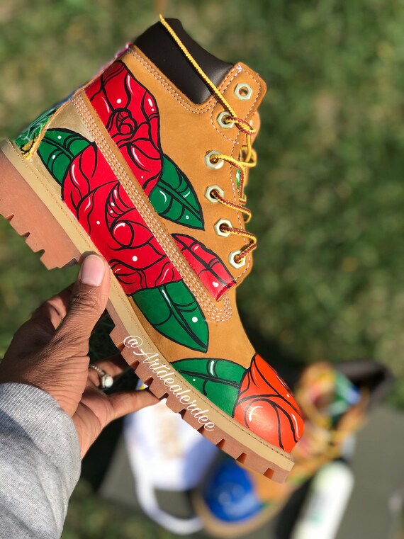 rainbow timberland boots