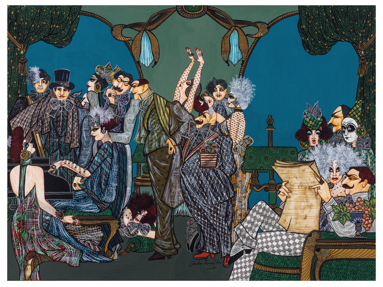 Grabados de arte originales art déco de la década de 1920. Etsy España