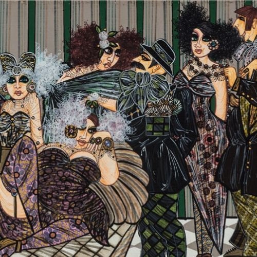 絵画 水彩画 アンティーク 額装 イギリス 1920年代 アールデコ 西洋アンティーク フランス 19世紀 ロマン派水彩画 金彩額 アート