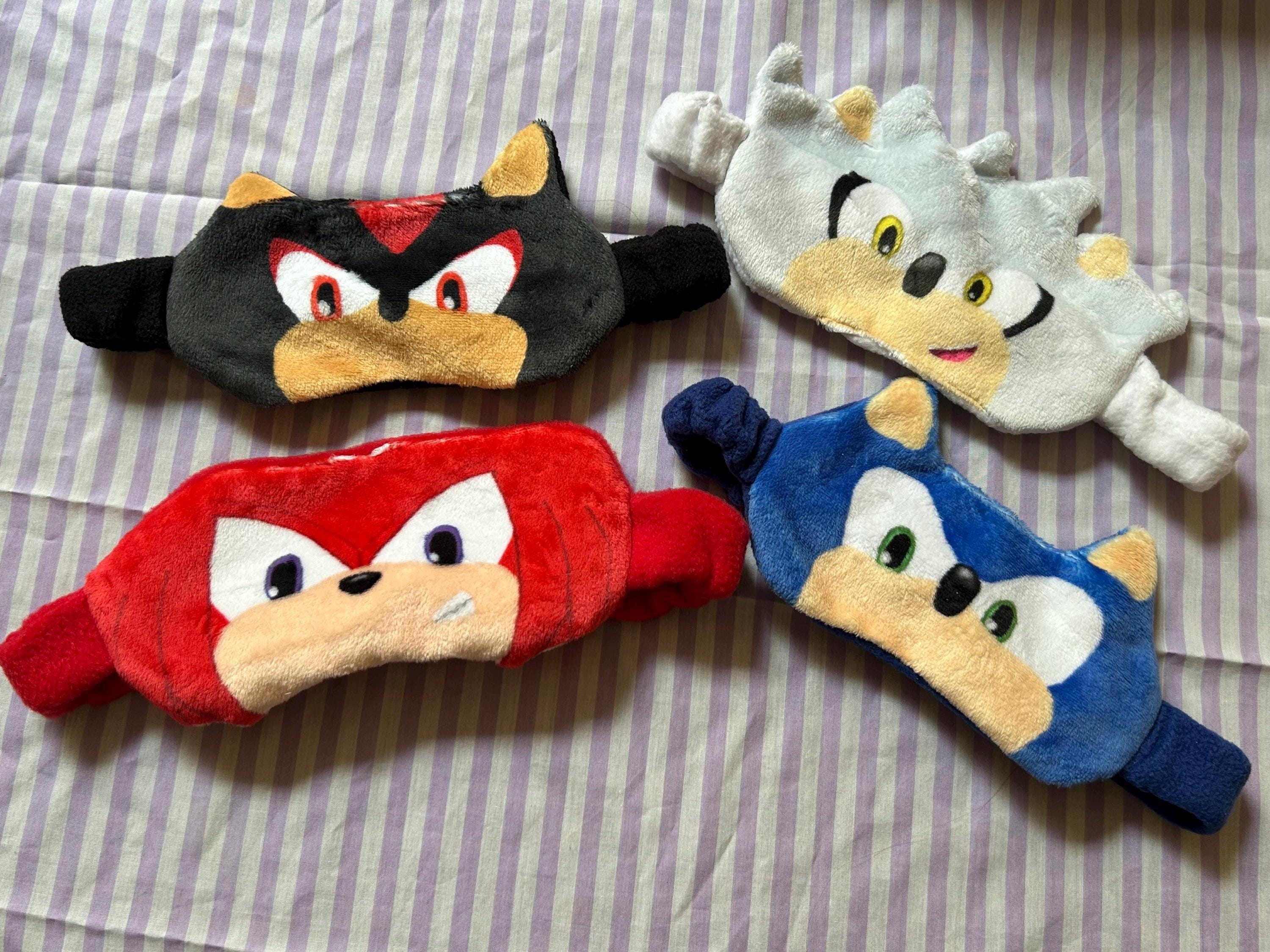 Sonic and Friends Sleep Masks - Sonic, Shadow, Silver, Knuckles - Etsy