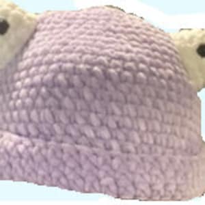 Frog Novelty Crochet Hat Pattern PDF Instant Download
