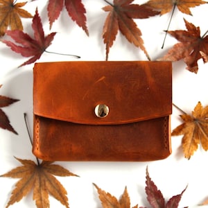 Article complémentaire uniquement, porte-cartes en cuir fait main, petit porte-monnaie, portefeuille en cuir,