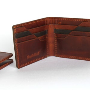 MENS LEATHER Wallet, personalisierte Brieftasche, Leder Portemonnaie, Minimalistische Brieftasche, Brieftasche mit Gravur, Bifold Brieftasche, personalisierte Lederbrieftasche,