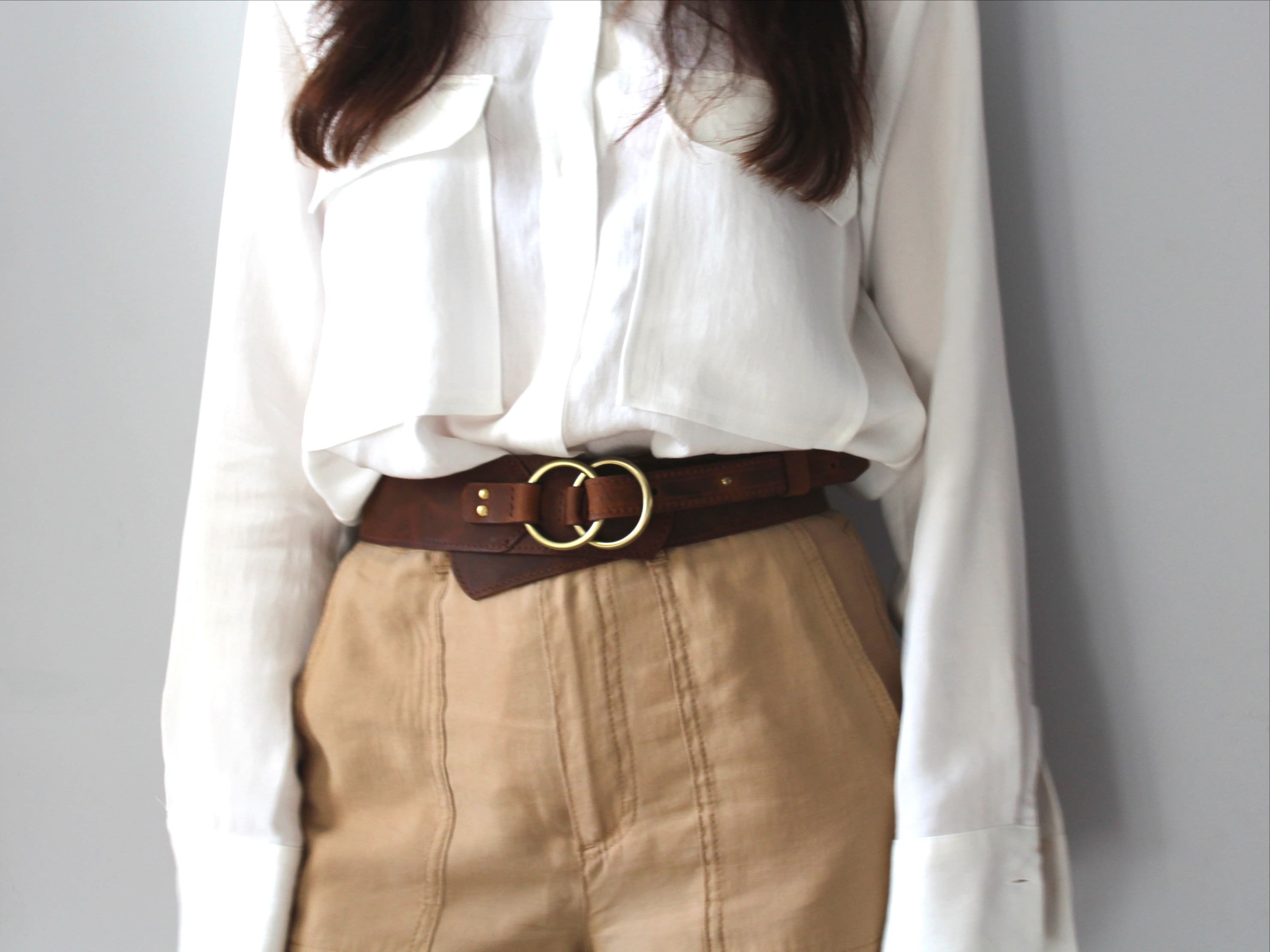 brown belt outfit