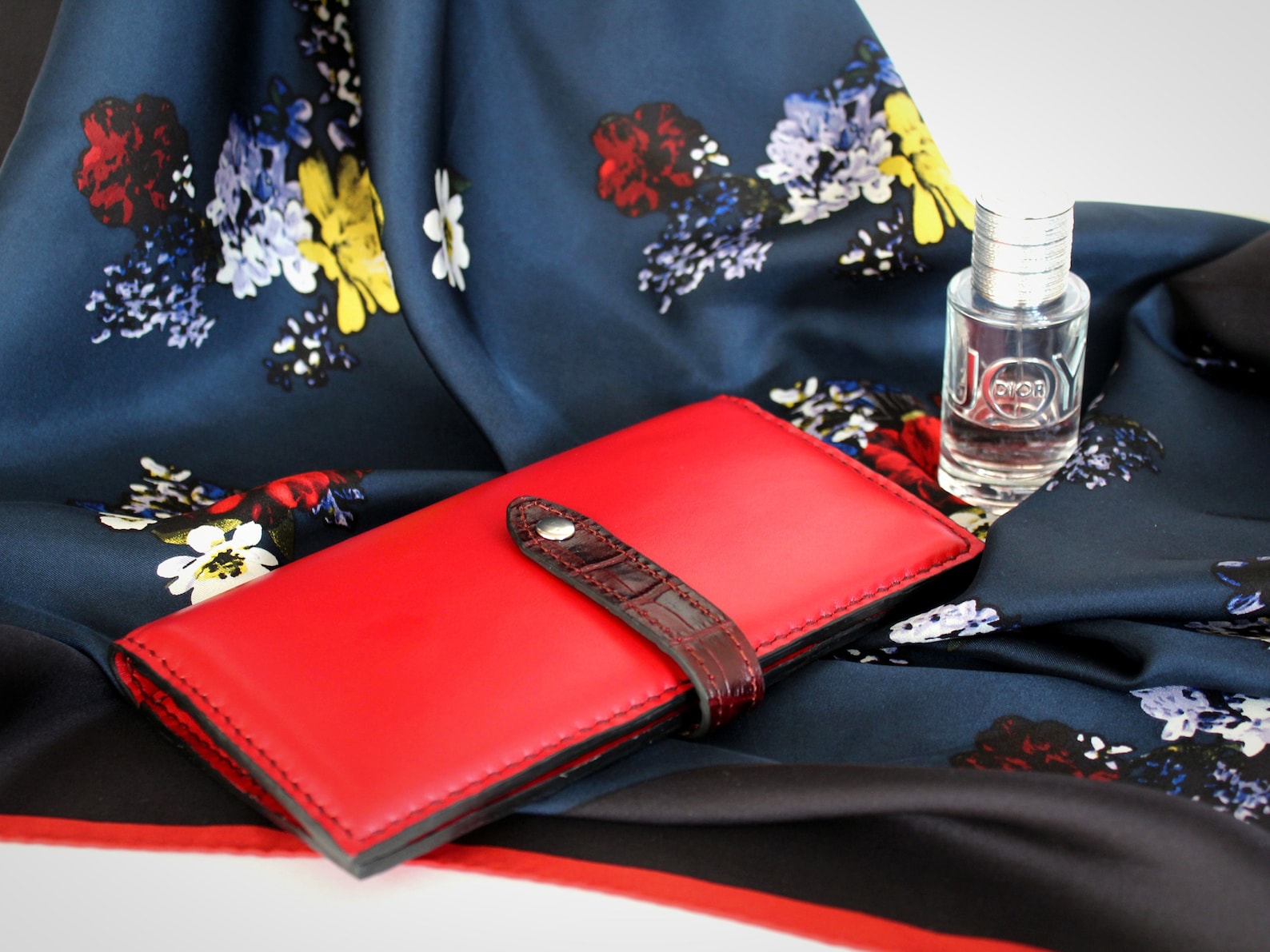 Red wallet women Bifold wallet Designer wallet Womens Etsy