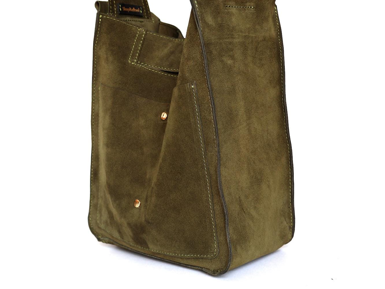 ☆EMIS☆ SUEDE SHOULDER BAGGREEN m1037_1334946 61zEL2veadL.jpg