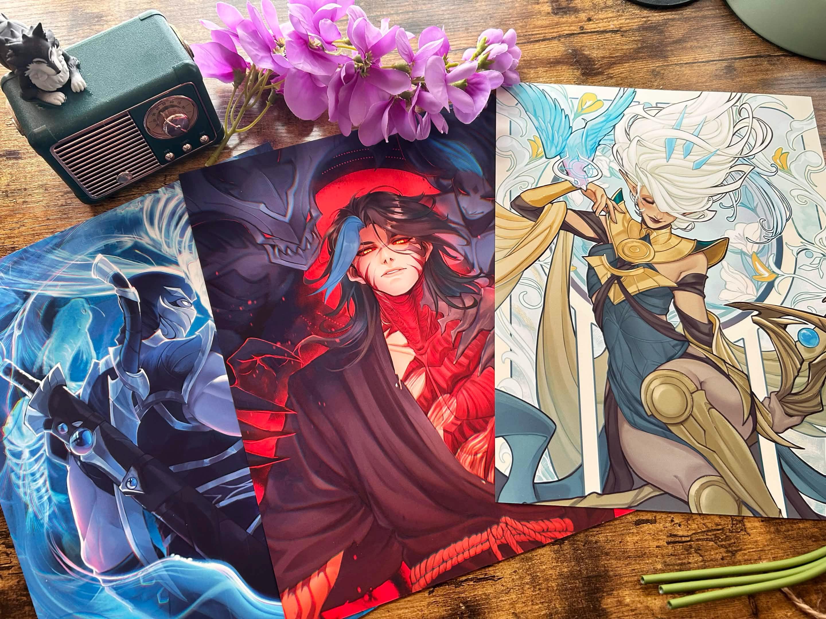 League of Legends | Kayn Janna and Shen | 8.5x11 Prints - Etsy