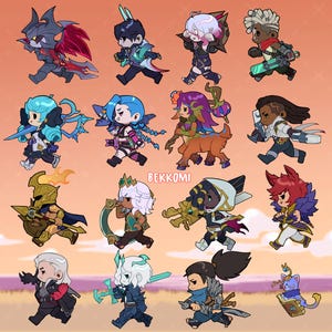 Legends on the Run Sticker| League of Legends 8X8cm | Vinyl image 2